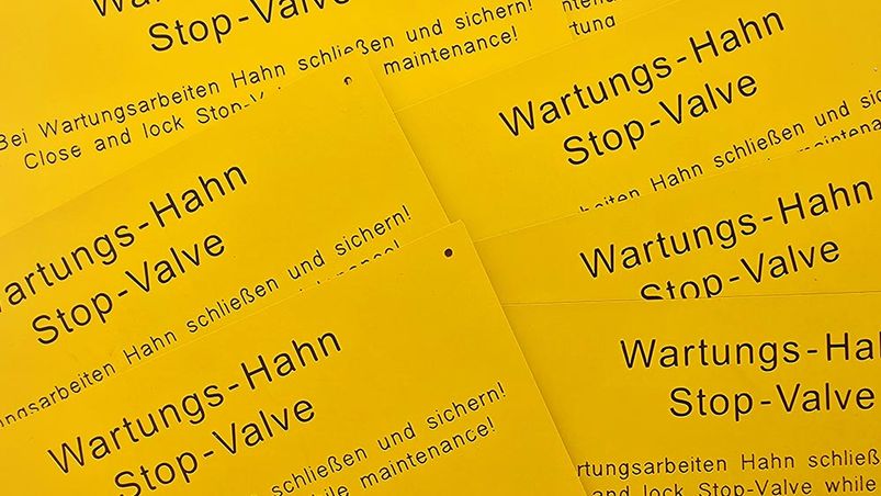 Industrielle Beschriftungen / Gravieren